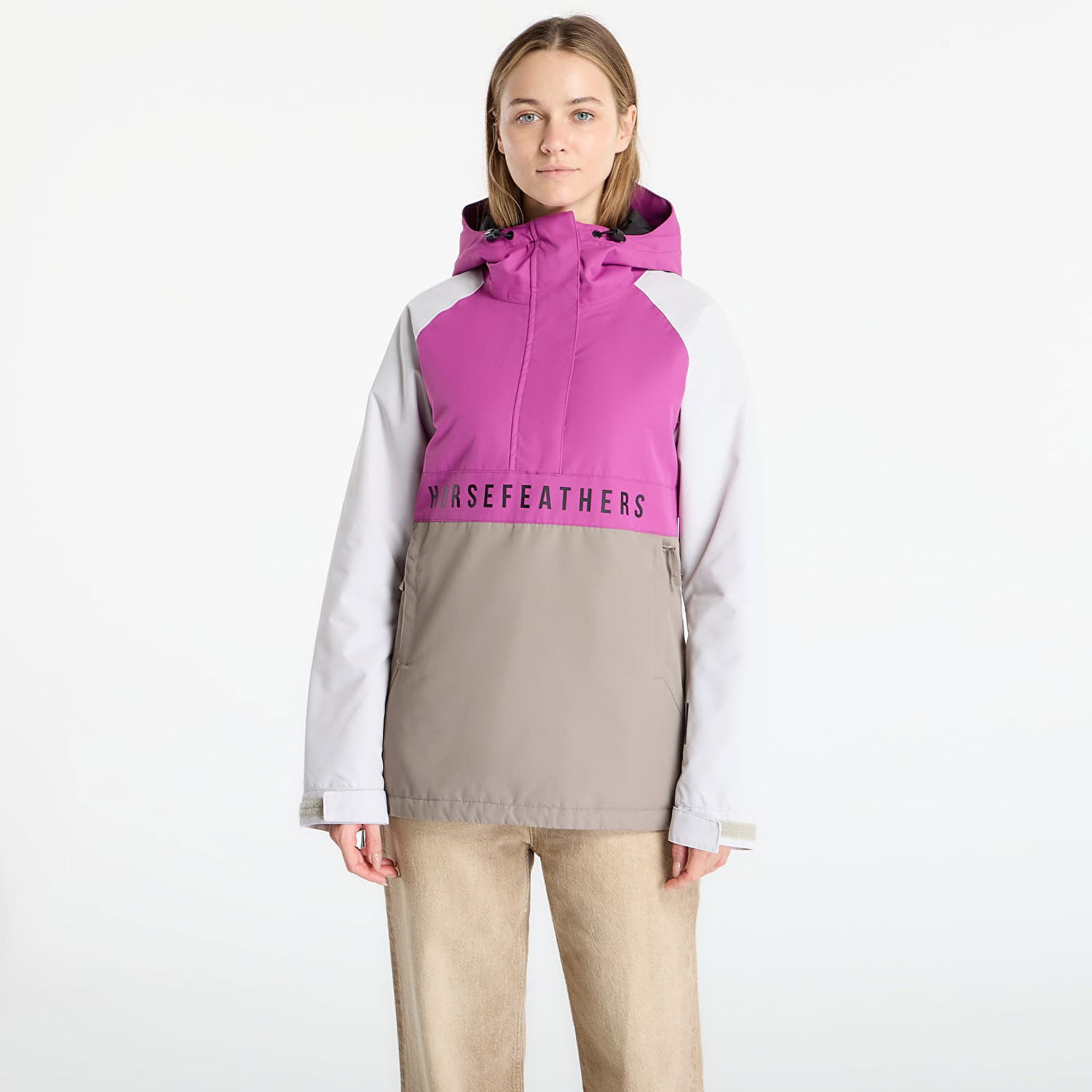 Bunda Horsefeathers Tala Hooded Anorak Jacket Rôznofarebný | OW233C, 0