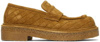 Bottega Veneta Haddock Suede Platform Loafers