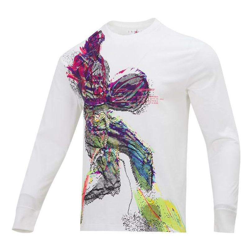Tričko Jordan Jordan Athleisure Graphic Long Sleeve T-Shirt Biela | DH8907-100, 0