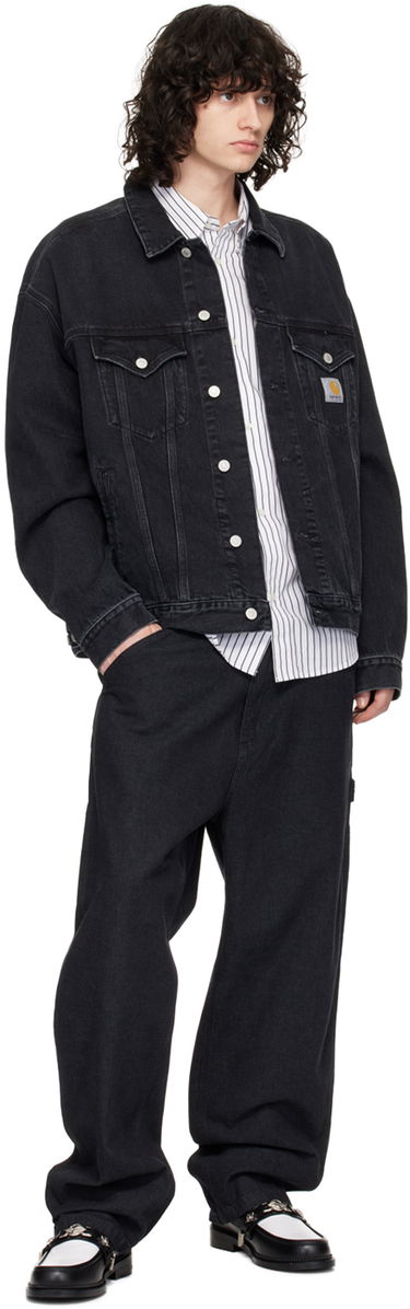 Džínsy Carhartt WIP Single Knee Denim Trousers Čierna | I033338, 3