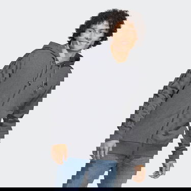 Mikina adidas Performance Essentials French Terry 3-Stripes Full-Zip Hoodie Šedá | IC9837, 1