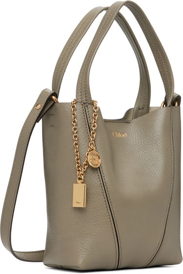 Tote bag CHLOÉ Small 'Chloé' Spin Tote Vínová | CH25SS812N84, 3