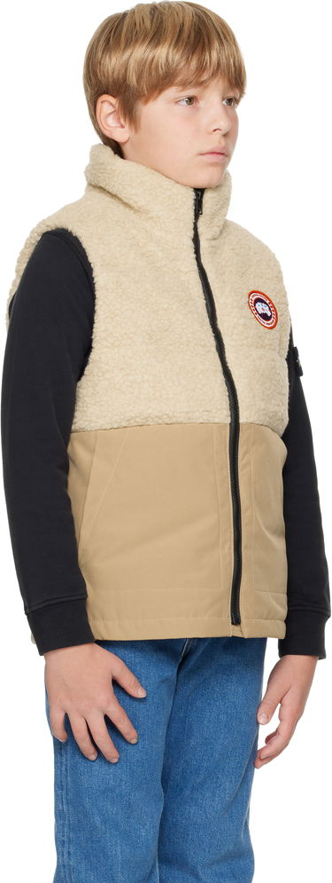 Vesta Canada Goose Kids Kids Beige Elora Down Vest Béžová | 4580Y, 1