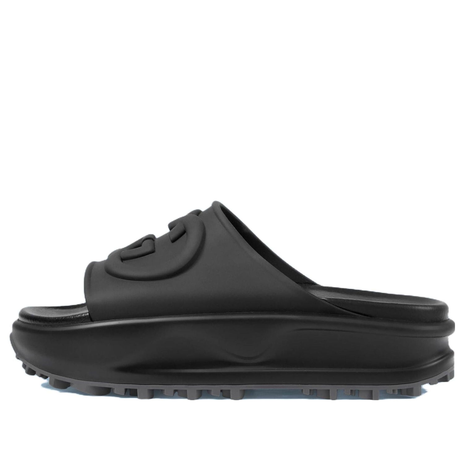 Tenisky a topánky Gucci Gucci Interlocking G Slides Čierna | 692845-JF000-1000, 0