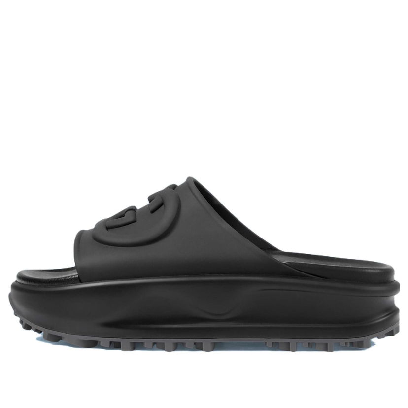Tenisky a topánky Gucci Gucci Interlocking G Slides Čierna | 692845-JF000-1000