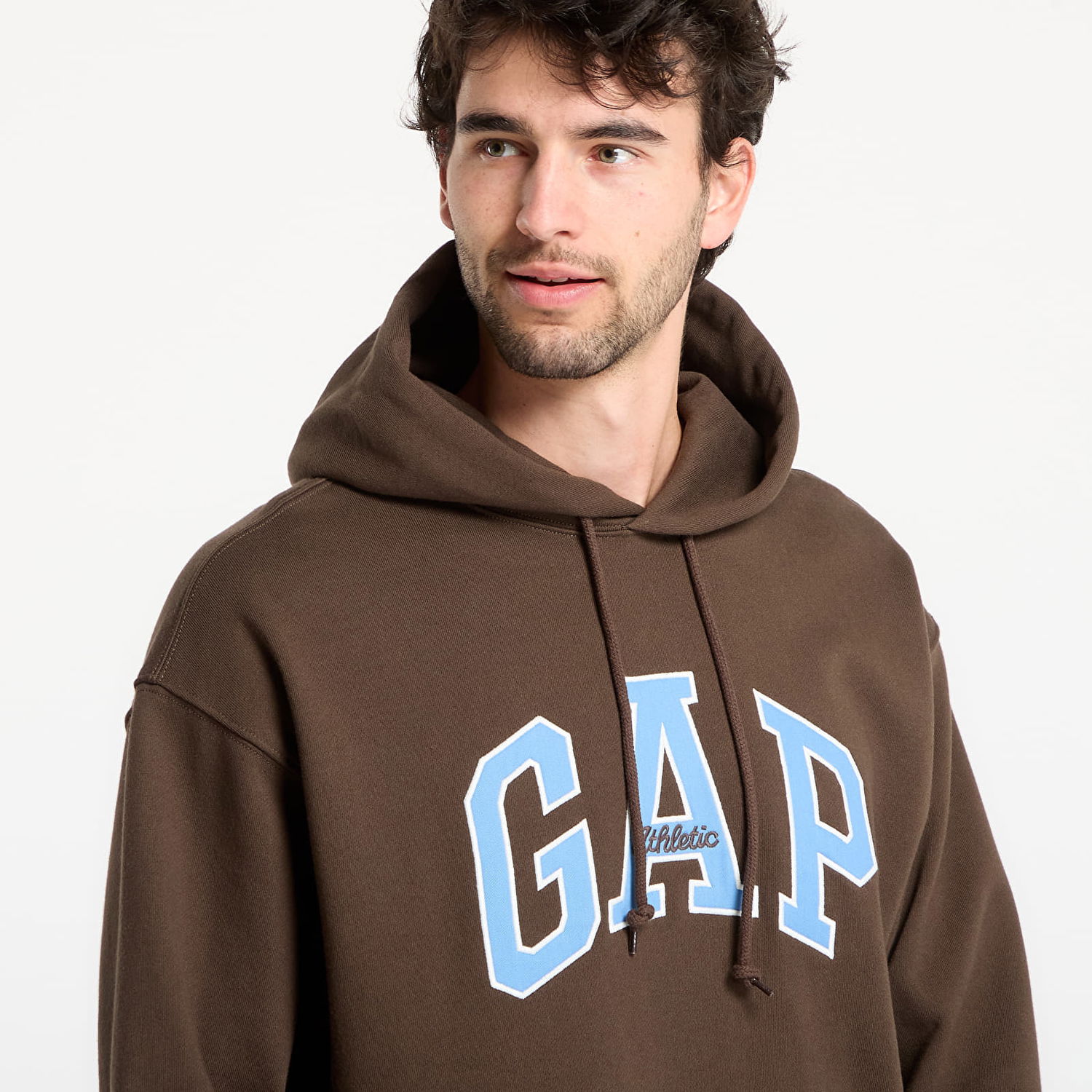 Mikina GAP Oversized Heavyweight Hoodie Hnedá | 781237-04, 1
