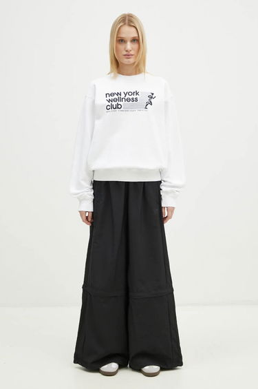Sveter Sporty & Rich Sporty & Rich USA Wellness Club Sweatshirt Biela | ST071506128WH01, 4