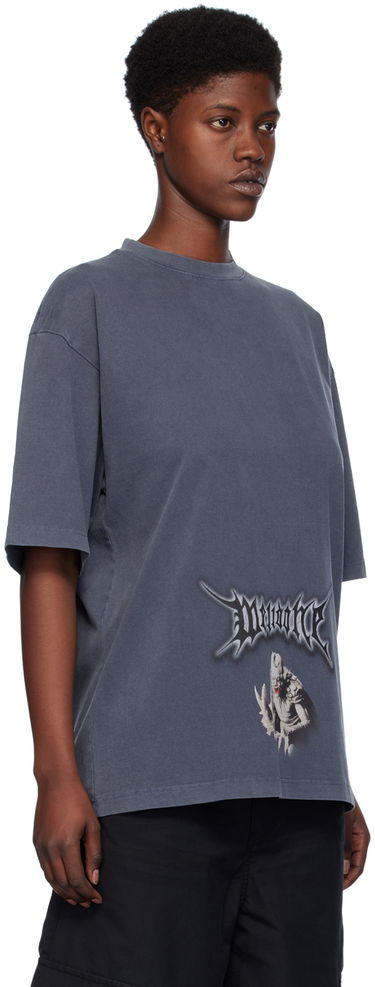 Tričko We11done We11done Monster Graphic T-Shirt Modrá | WD-TT0-24-720-U-NV, 1