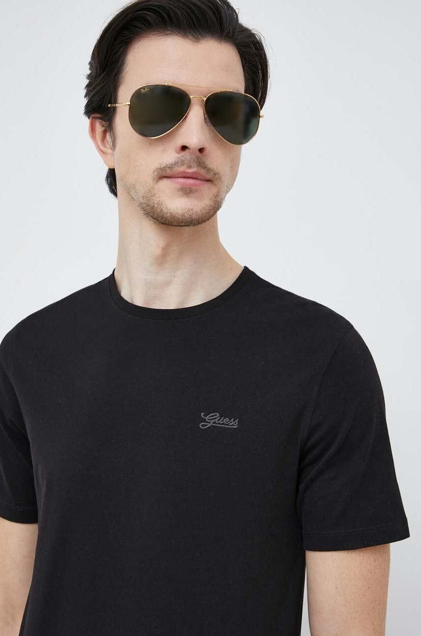 Polo tričko GUESS T-Shirt Čierna | M3GI70.KBMS0, 0