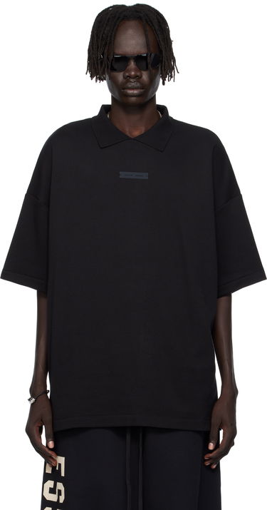 Polo tričko Fear of God ESSENTIALS 90s Fit Piqué Polo Čierna | 125SP254400F, 0