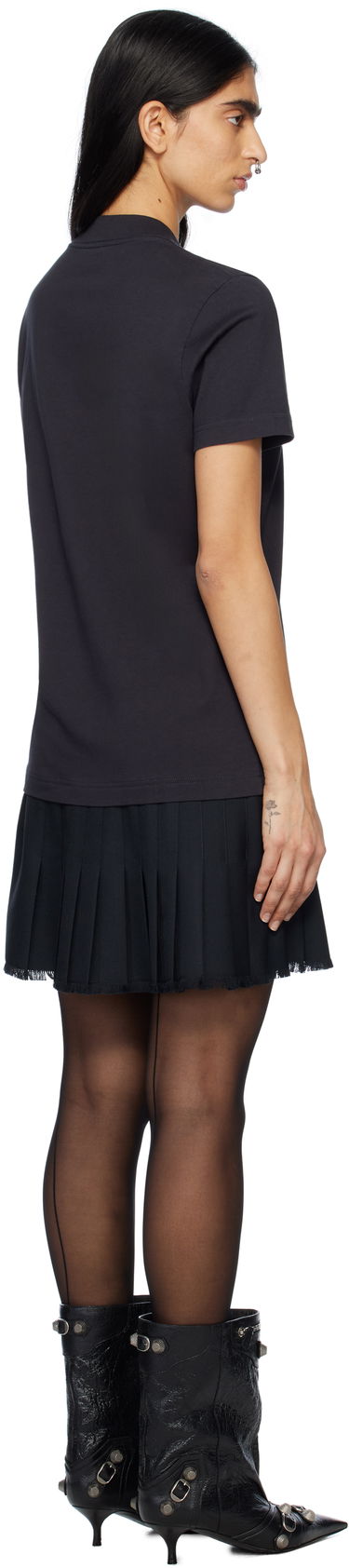 Tričko Balenciaga Layered T-Shirt Dress Čierna | 809044 TKT28, 2