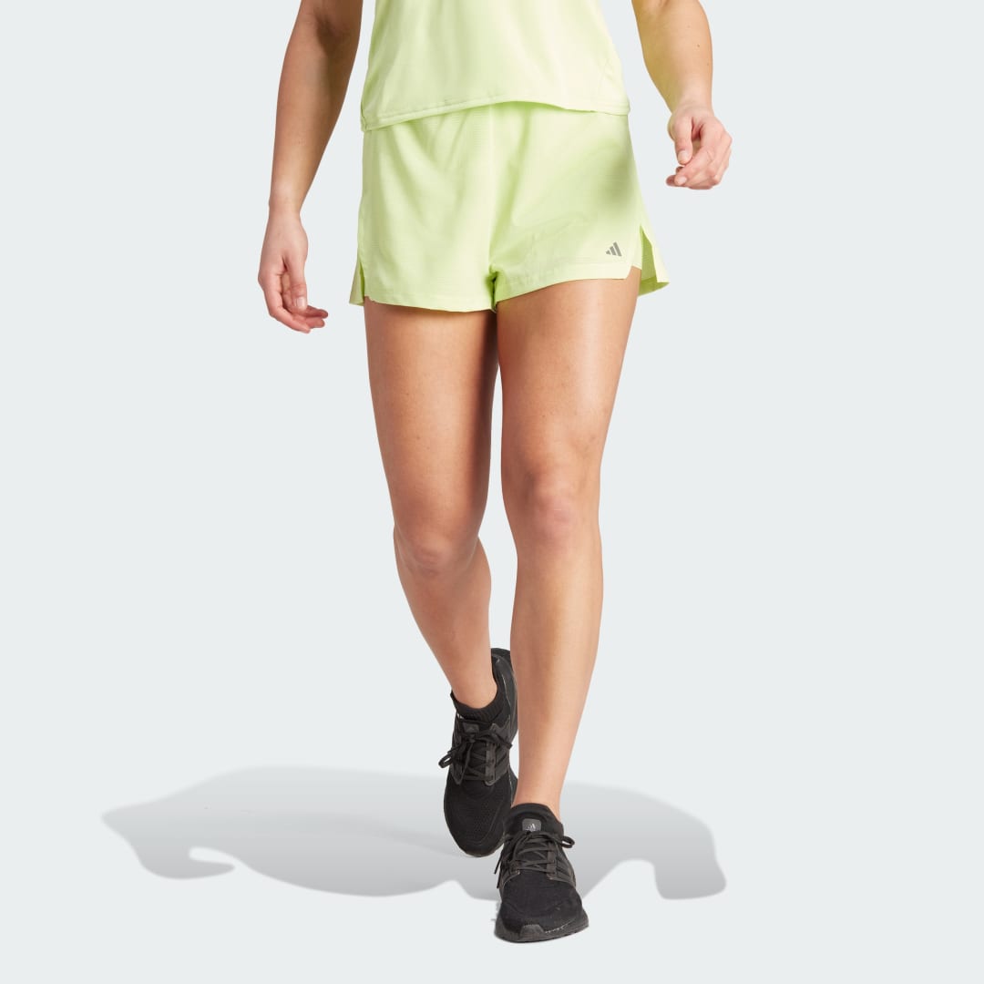 Šortky adidas Originals HIIT HEAT.RDY Two-in-One Shorts Žltá | IL9279, 0