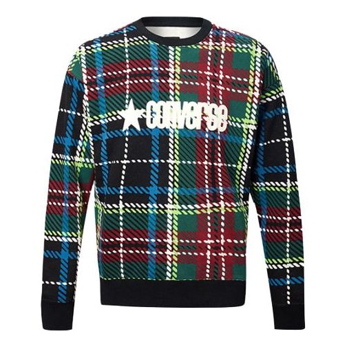 Sveter Converse Converse Plaid Crewneck Sweatshirt Rôznofarebný | 10019970-057