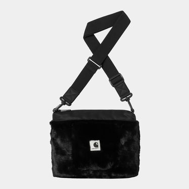 Taška cez rameno Carhartt WIP Olney Faux Fur Shoulder Bag Čierna | I035360_1, 0