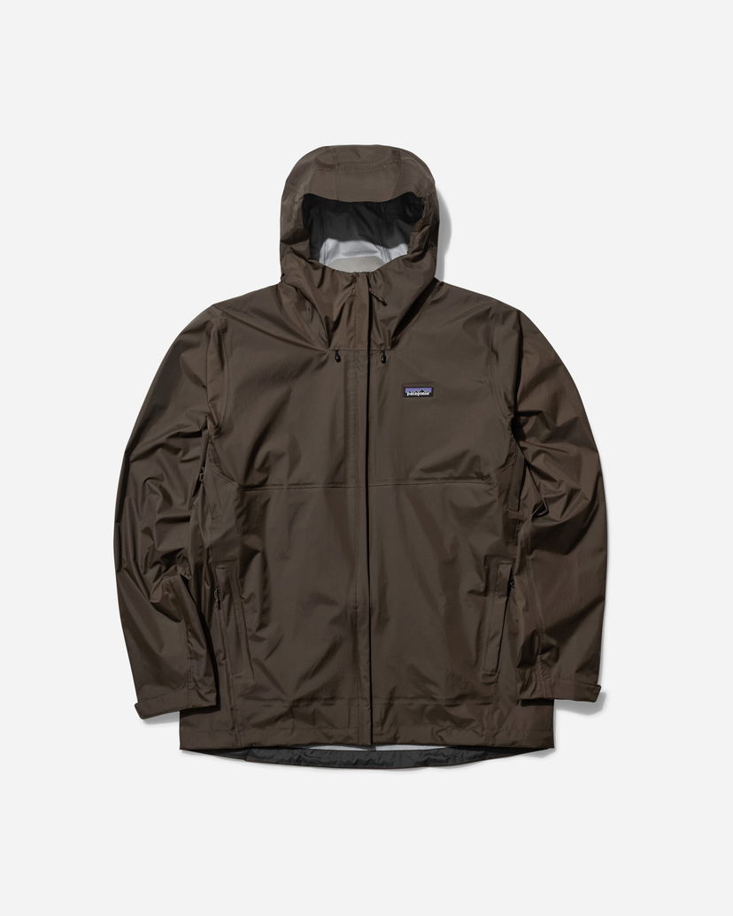 Vetrovka Patagonia Torrentshell 3L Jacket Dark Walnut Hnedá | 85241 DWA