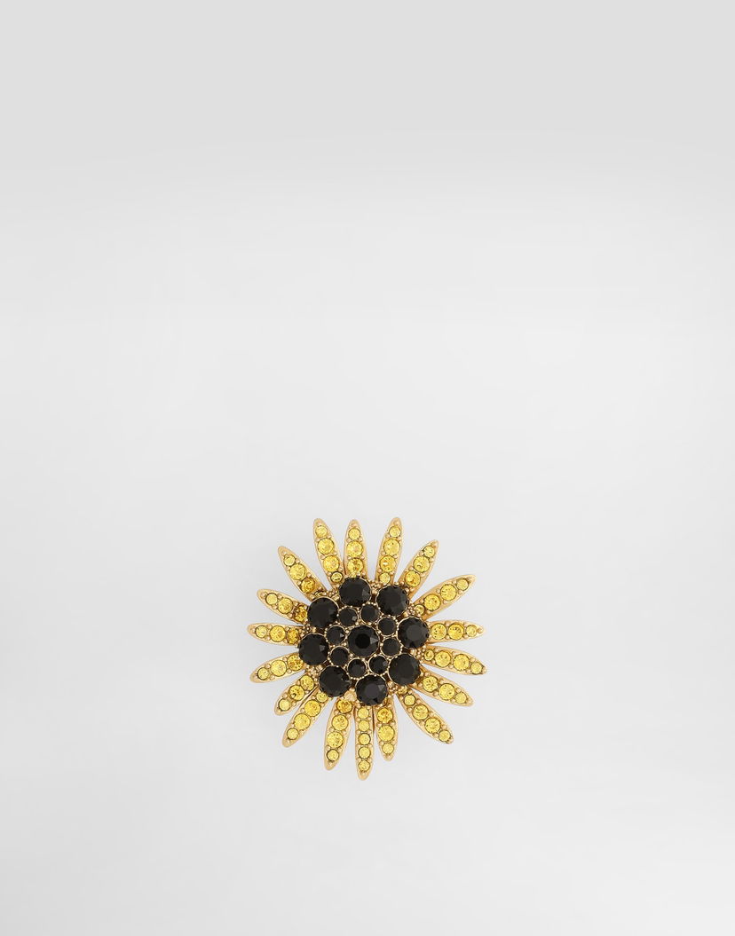 Spona Dolce & Gabbana Sartoria Floral Brooch With Rhinestones Onesize Rôznofarebný | WPS1F7W1111ZOO00