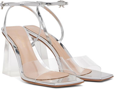 Tenisky a topánky Gianvito Rossi Cosmic 85 Heeled Sandals Metalická | G32208-85PLX-GME, 3