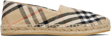 Oblečenie Burberry Burberry Check Mews Espadrilles Béžová | 8109180, 0