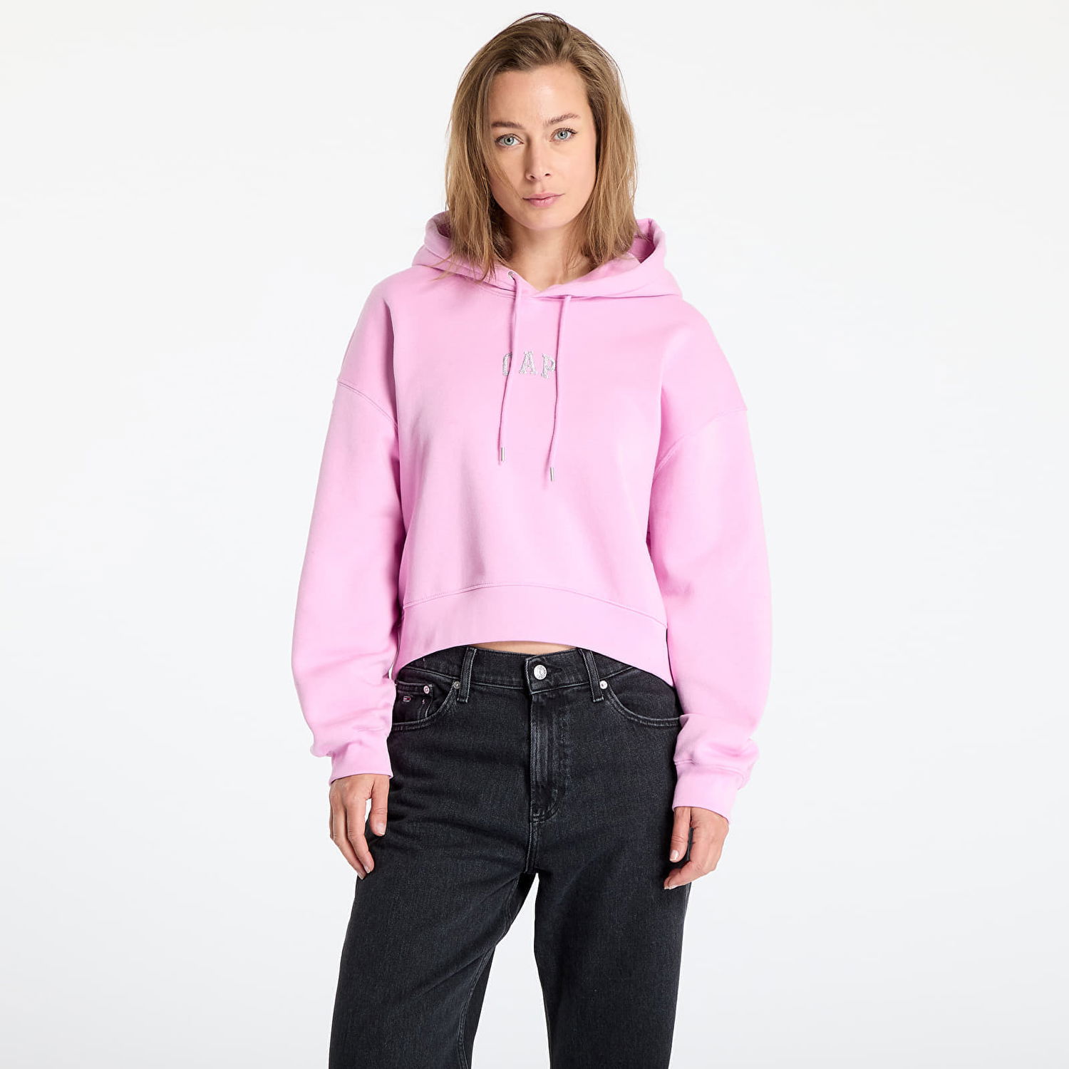 Mikina GAP GAP Oversized Logo Hoodie Ružová | 588015-01, 0