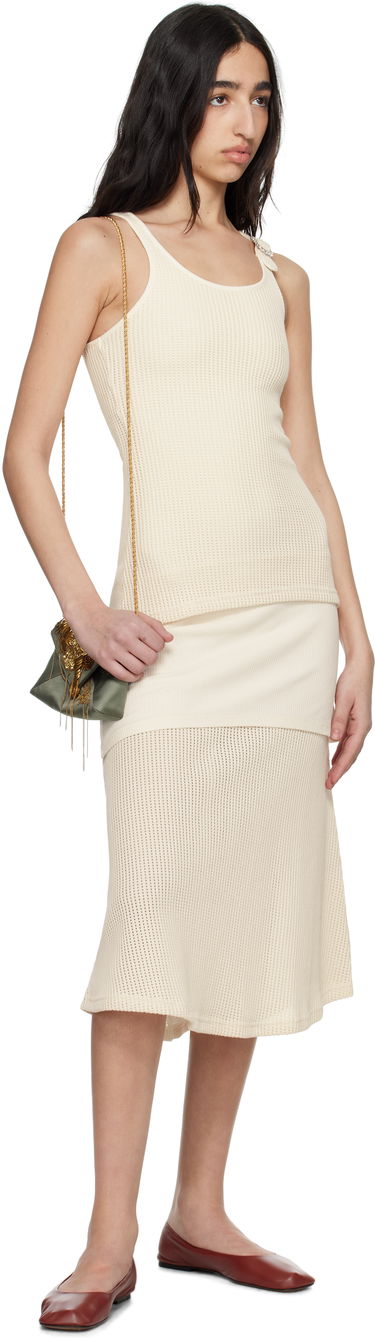 Šaty Wales Bonner Wales Bonner Serenity Maxi Dress Béžová | WS25JE20-JE02-099, 3