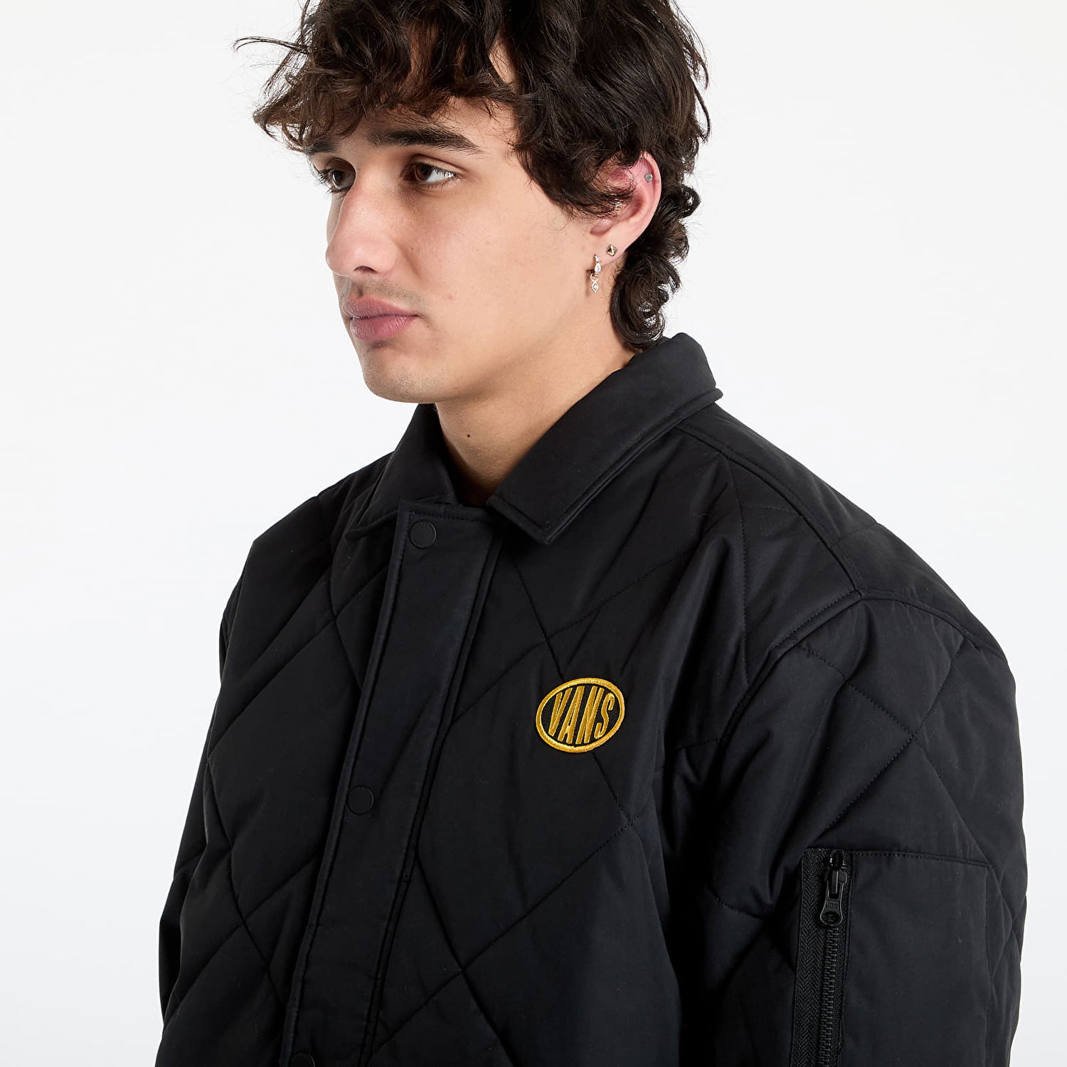 Bomber bunda Vans Hathaway Bomber Jacket Čierna | VN000HNCBLK1, 1