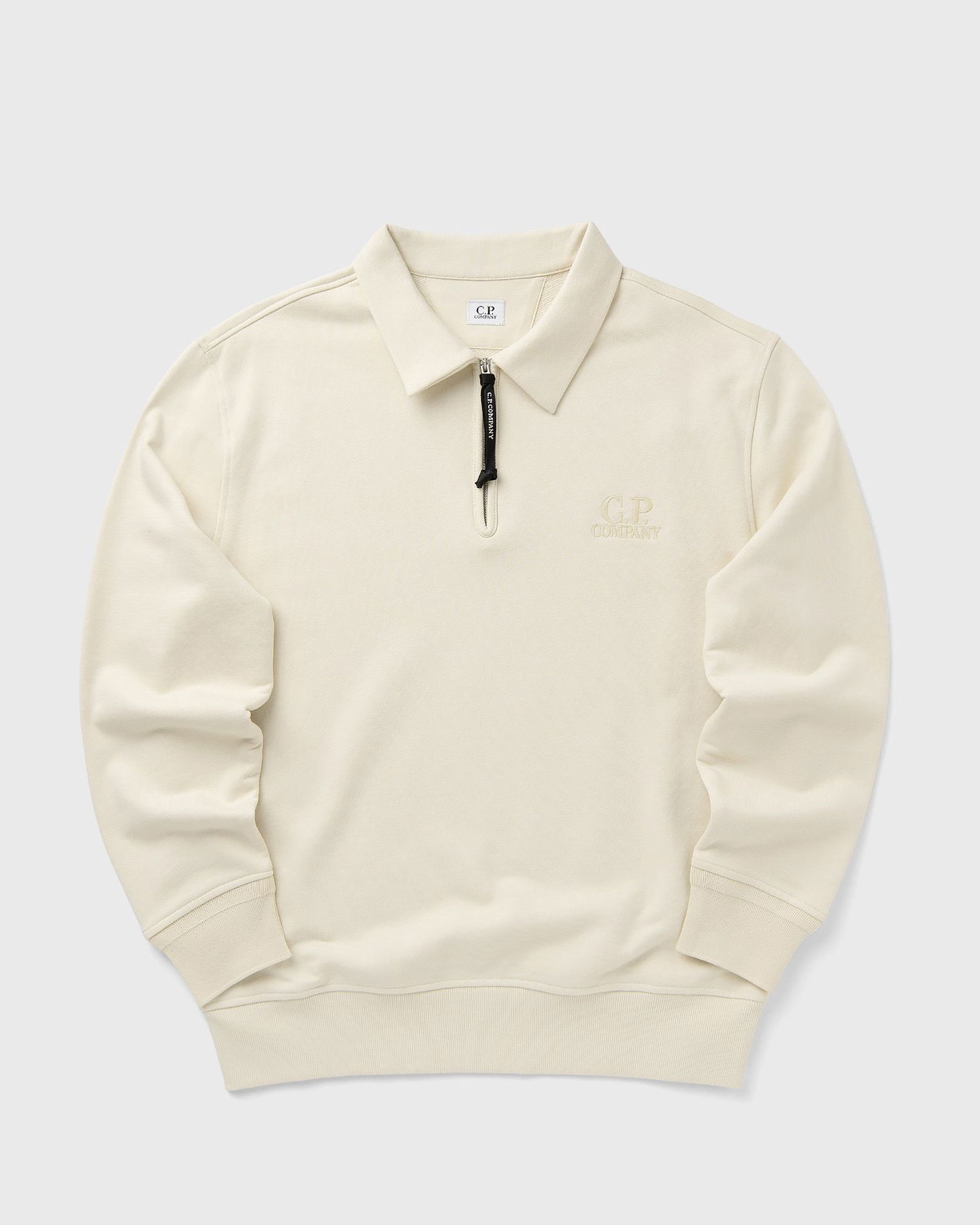 Mikina C.P. Company CP Company Half Zip Polo Sweatshirt Béžová | 19CMSS140A005086W-402, 0