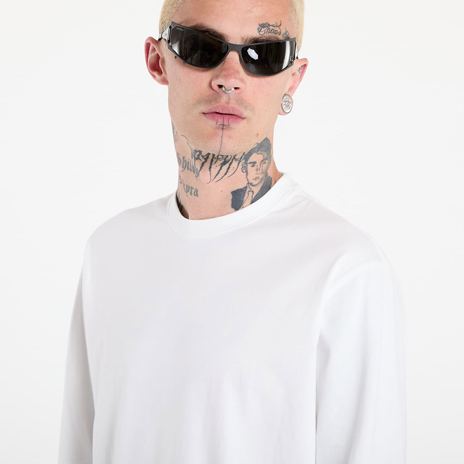 Tričko Y-3 Y-3 Graphic Long Sleeve T-Shirt Biela | KE5094, 1