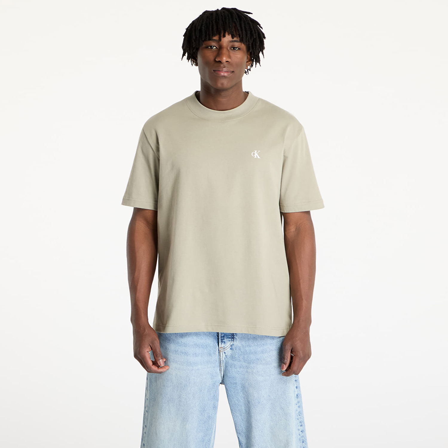 Tričko CALVIN KLEIN Calvin Klein Jeans Painted T-Shirt Béžová | J30J327523 PCZ, 0