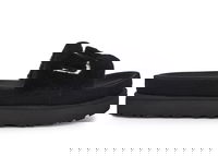 Laton Fur Slide Black (W)