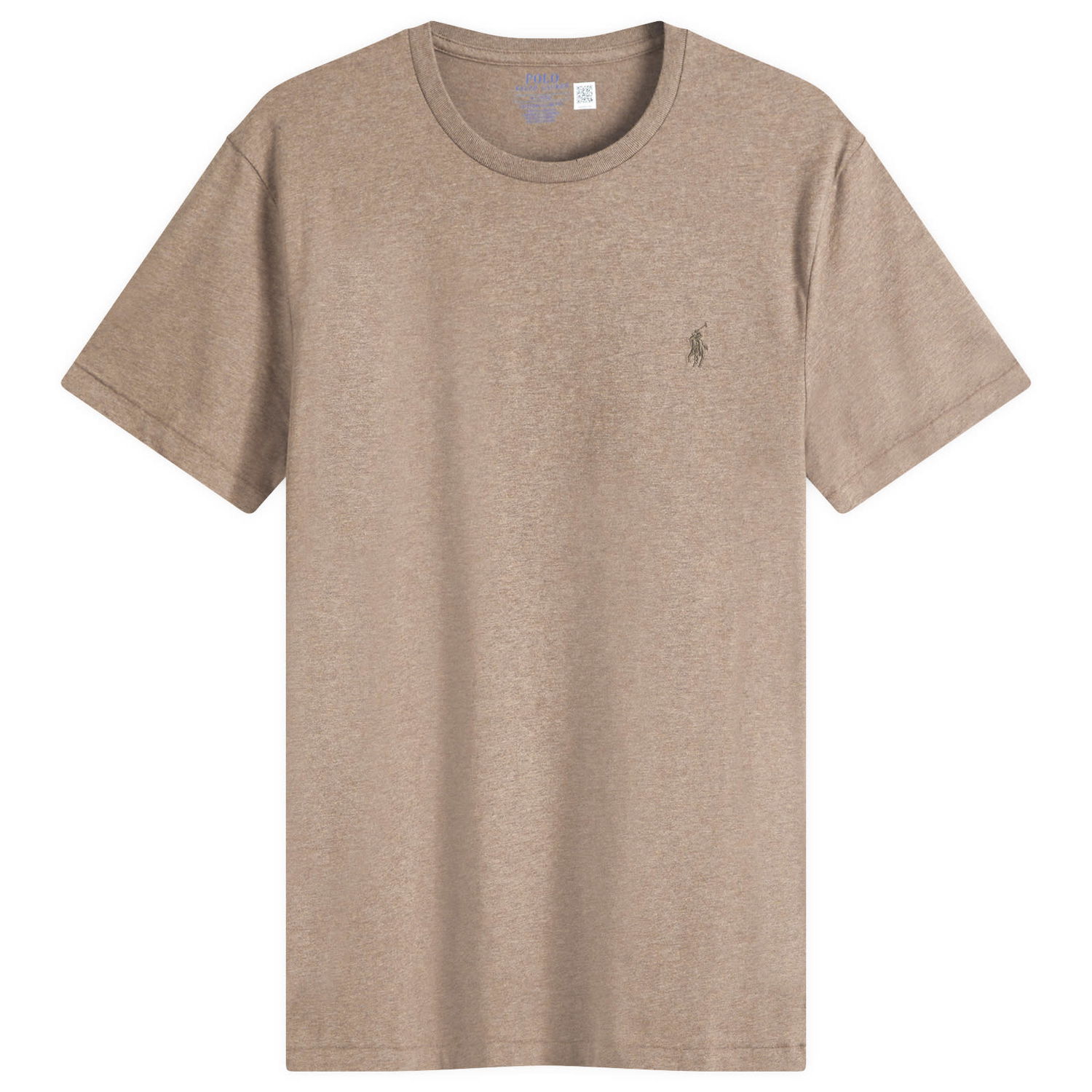 Tričko Polo by Ralph Lauren Custom Fit T-Shirt in Heather Béžová | 710671438400, 0