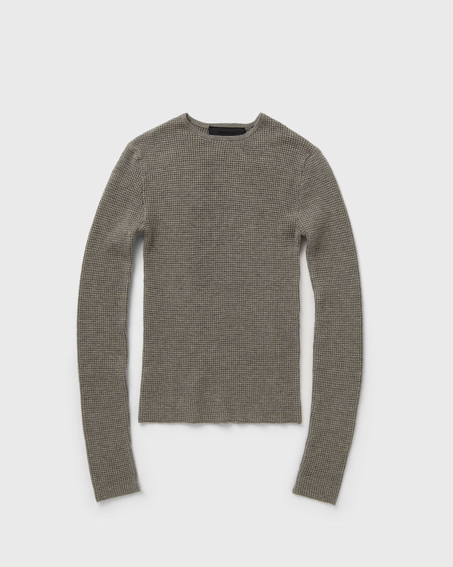 Sveter Fear of God Essentials Waffle Fitted Long Sleeve Sweater Zelené | 192HO247241FW-367, 0