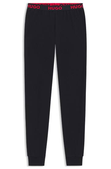 Tepláky BOSS HUGO Tracksuit Bottoms with Logo Waistband Čierna | 50520499, 0