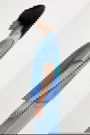 Tričko thisisneverthat thisisneverthat x Gramicci Sun Faded T-Shirt Modrá | GM243TTSST01, 1