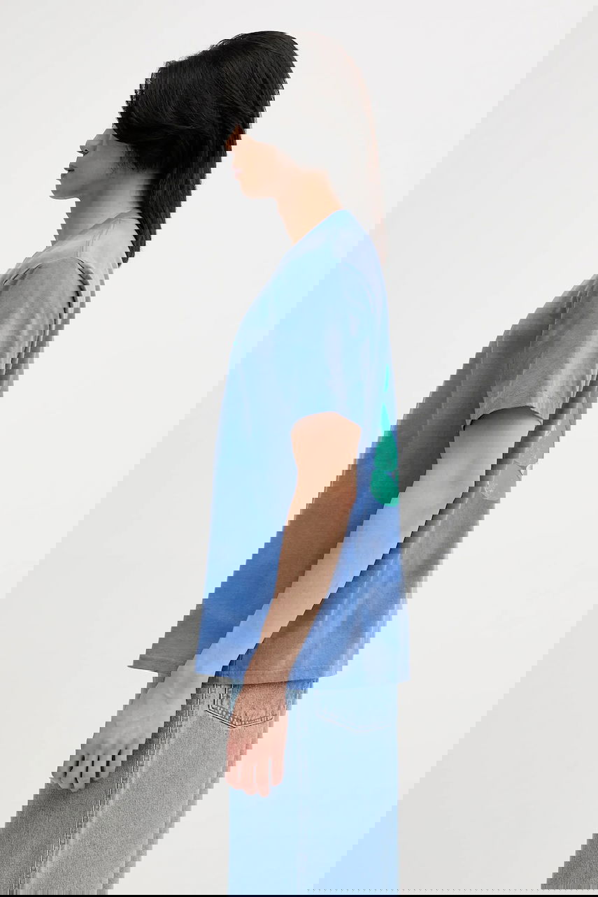 Tričko thisisneverthat thisisneverthat x Gramicci Sun Faded T-Shirt Modrá | GM243TTSST01, 1