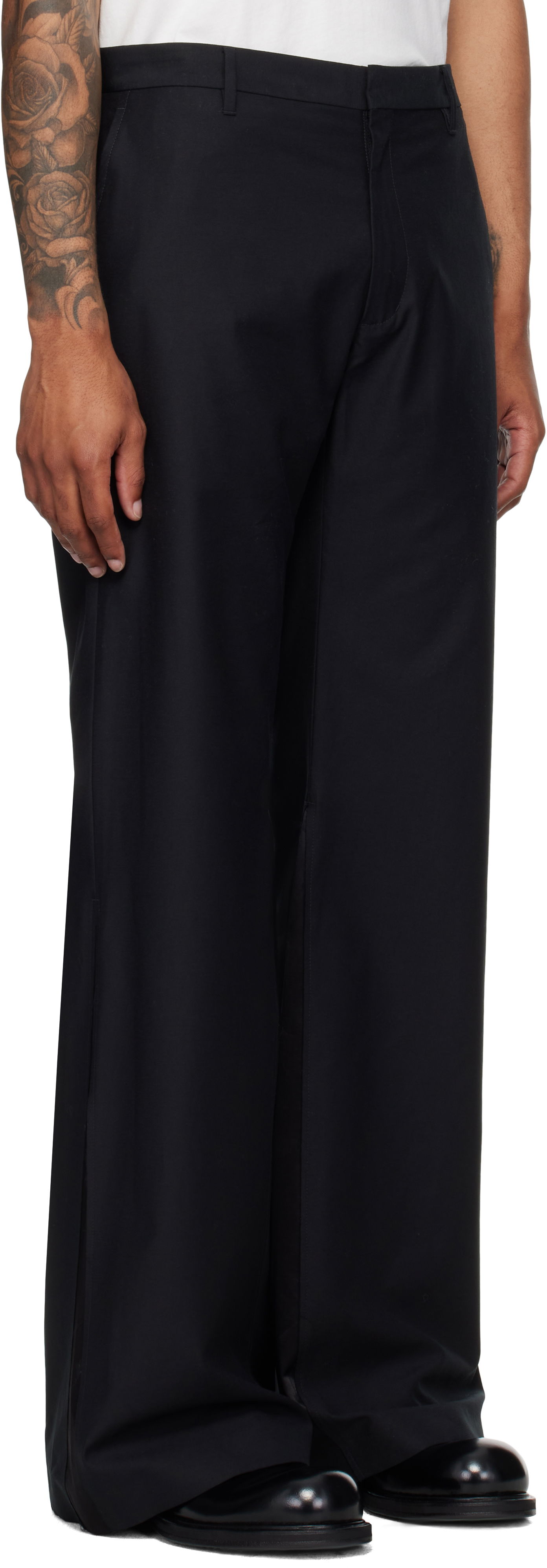 Nohavice Maison Margiela MM6 Maison Margiela Flared Trousers Čierna | SH0KA0054 M35433, 1