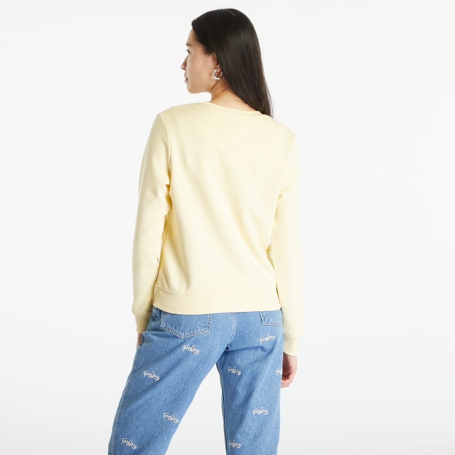Regular Color Serif Sweatshirt
