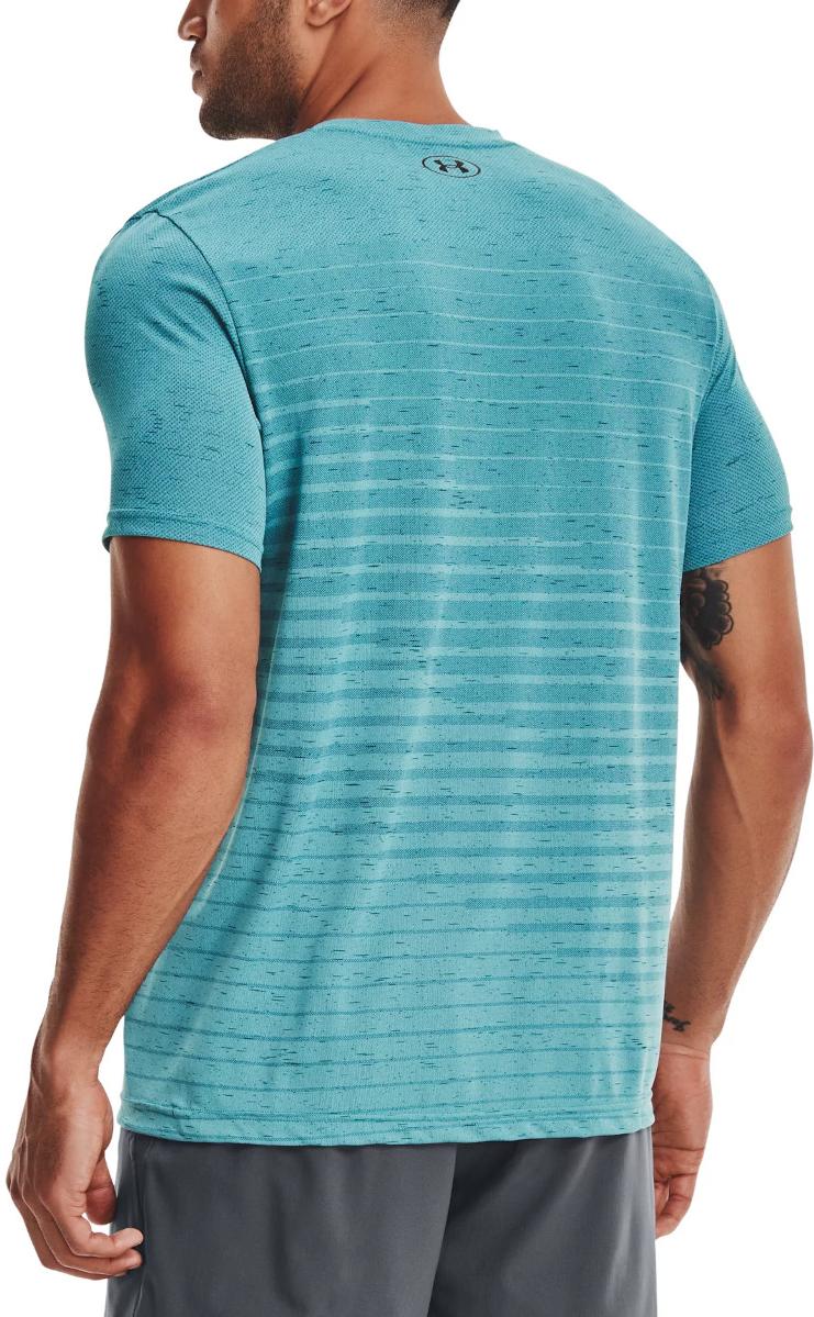 Tričko Under Armour Seamless Fade Short Sleeve T-Shirt Tyrkysová | 1361133-476, 1