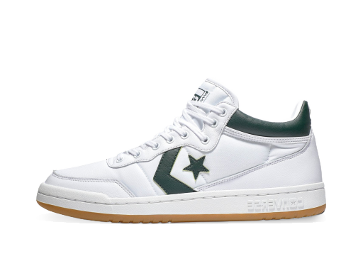 Skateboarding Converse Fastbreak Pro Mid White Deep Emerald Biela | 166247C