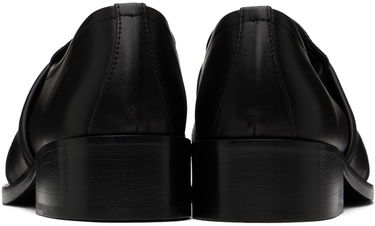 Tenisky a topánky BY FAR Leather Loafers With Strap Čierna | 23PFCYRLBLNAP, 1