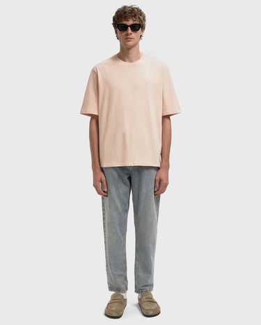 Tričko AMI AMI De Coeur Embossed T-Shirt Ružová | UTS357.726-680, 1