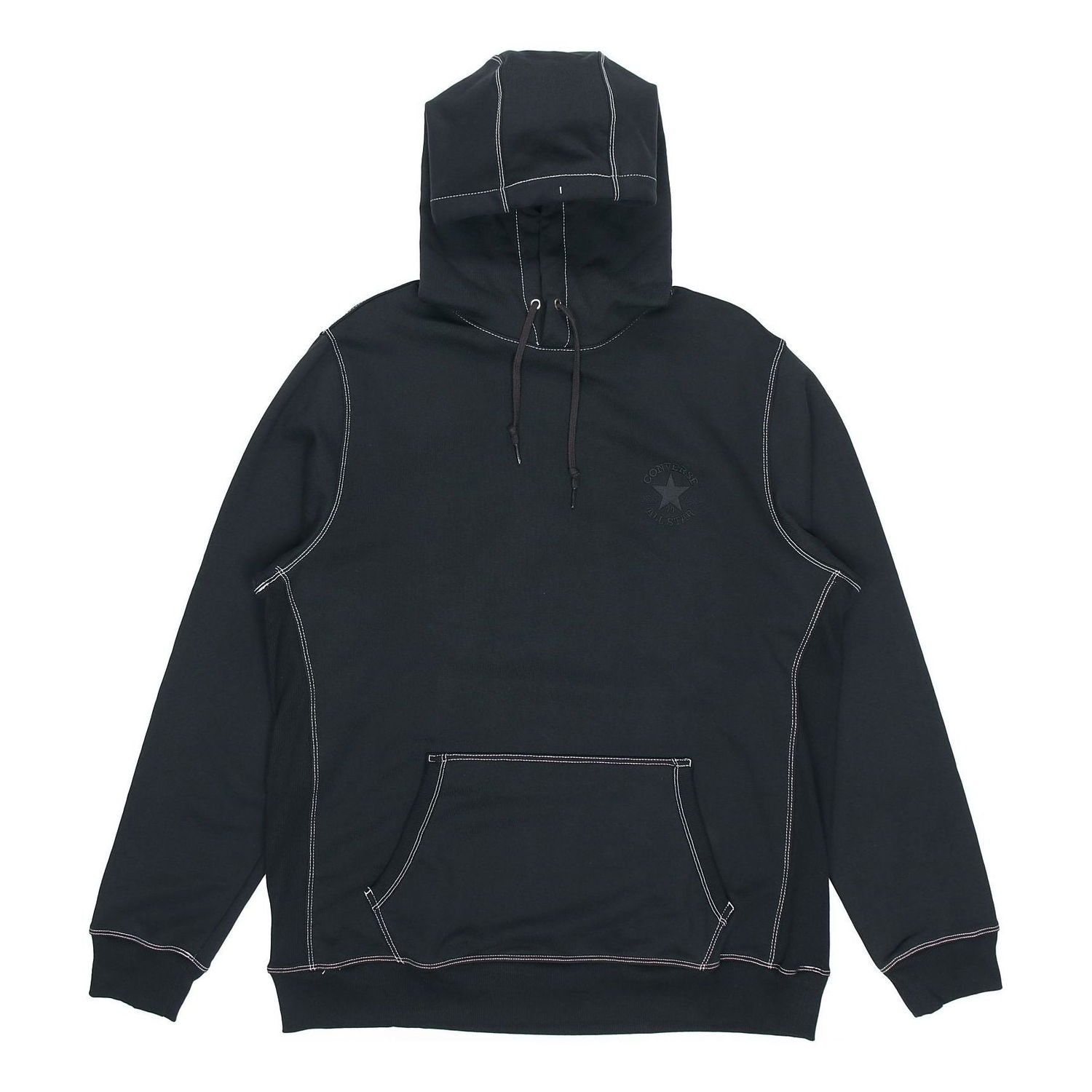 Mikina Converse Converse Logo Embroidered Hoodie Čierna | 10020818-A02, 0