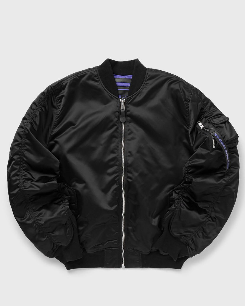 Bomber bunda Alpha Industries Bomber & Flight Jackets-MA-1 UV Čierna | 146115UV-BLACK