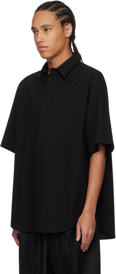 Košeľa Fear of God Fear of God Oxford Short Sleeve Shirt Čierna | FGE250-518OXF, 3