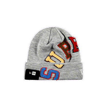 Kulicha Supreme New Era x Big Arc Beanie Šedá | FW20BN31 HEATHER GREY, 0