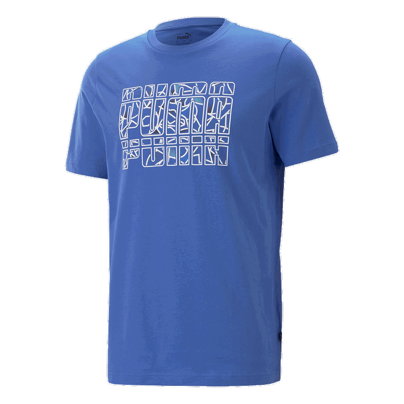 Tričko Puma GRAPHICS SUMMER Graphic T-Shirt Modrá | 674482-92
