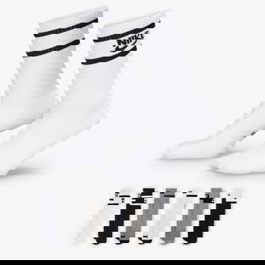 Ponožky Nike Everyday Cushioned Crew Socks 6 Pairs Biela | CK7302-901, 1
