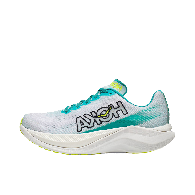 Bežecké topánky Hoka One One Mach X White Blue Glass (Women's) Šedá | 1141451-WBGL