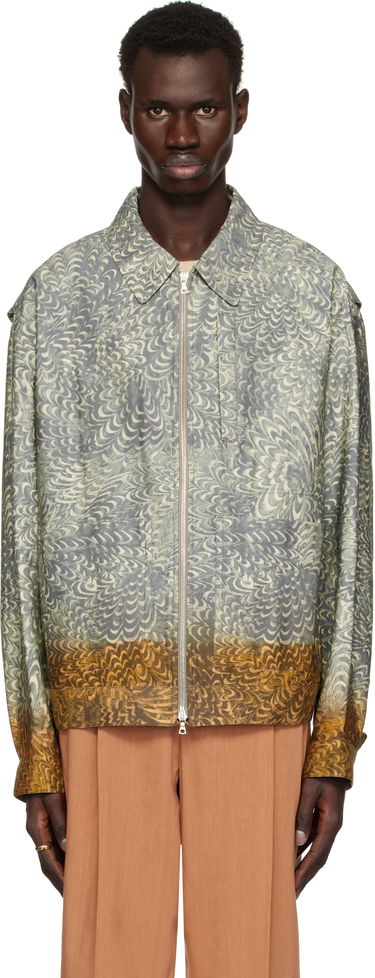 Bomber bunda Dries Van Noten Dries Van Noten Printed Cotton Jacket Rôznofarebný | 251-020520-1531, 0