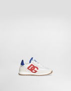 Dolce & Gabbana Dg Cushion Mesh And Calfskin Nappa First Steps (19-26)