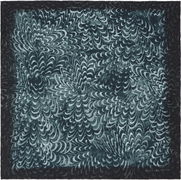 Dries Van Noten Silk Pocket Square with Floral Print